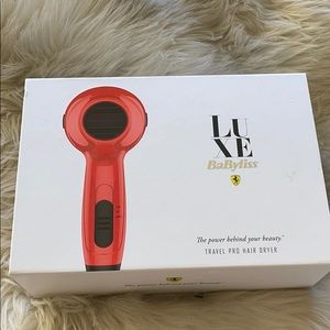 Luxe baby kiss travel hair dryer